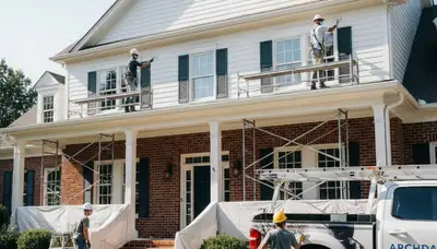 Professional painters in Greensboro, NC delivering expert interior and exterior painting services