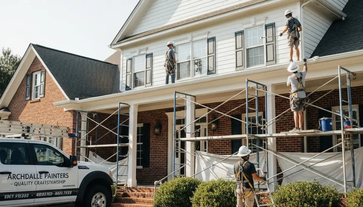 Professional painters in Greensboro, NC delivering interior and exterior painting services