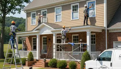 Professional painters in Greensboro, NC providing interior and exterior painting services