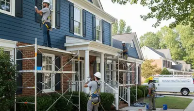 Professional painters serving Greensboro, NC for interior and exterior residential painting projects