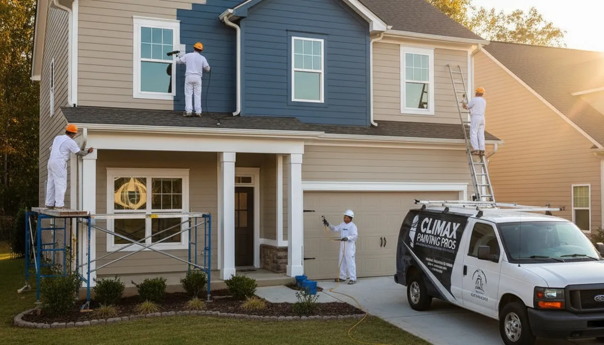 Painting contractors in Greensboro, NC providing professional interior and exterior painting services