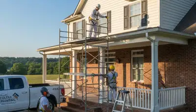 Professional painters in Greensboro, NC providing interior and exterior painting services