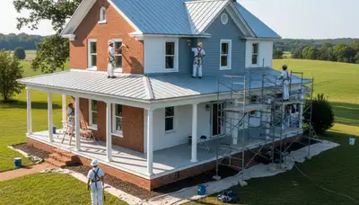 Professional painters serving Greensboro, NC for interior and exterior house painting services