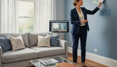 Color consultation for Greensboro, NC home painting with custom paint swatches and expert guidance