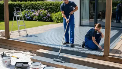 Professional deck painting services in Greensboro, NC for durable weather protection