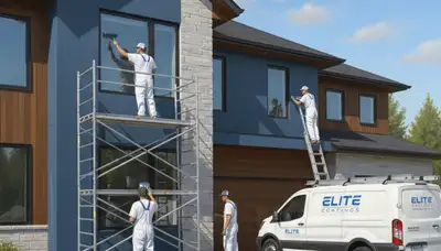 Exterior house painting in Greensboro, NC by Greensboro Paint Pros for durable, professional home protection