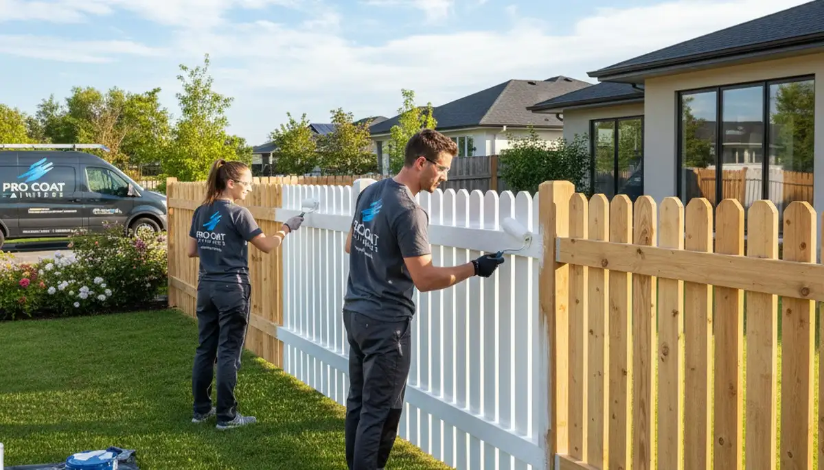 Professional fence painting in Greensboro, NC for durable, weather-resistant protection