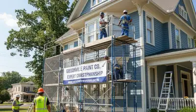 Painting crew serving Greensboro, NC, for residential and commercial interior and exterior projects
