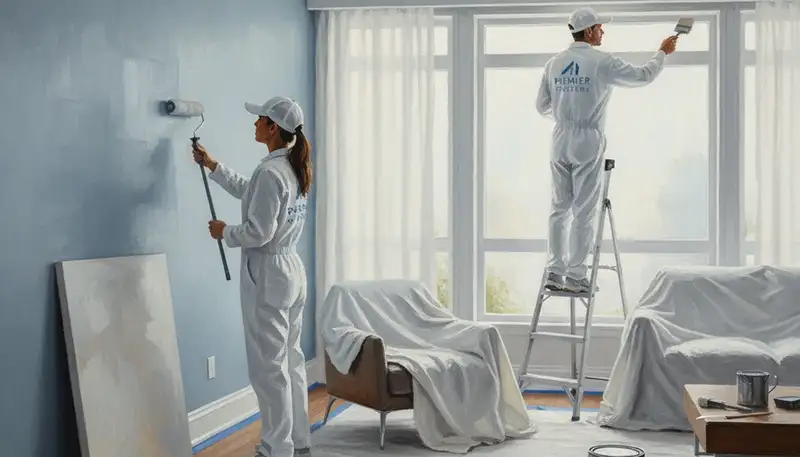 Interior house painting in Greensboro, NC by Greensboro Paint Pros