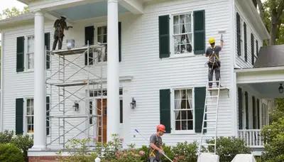 Professional painting team serving Greensboro, NC for interior and exterior house painting services