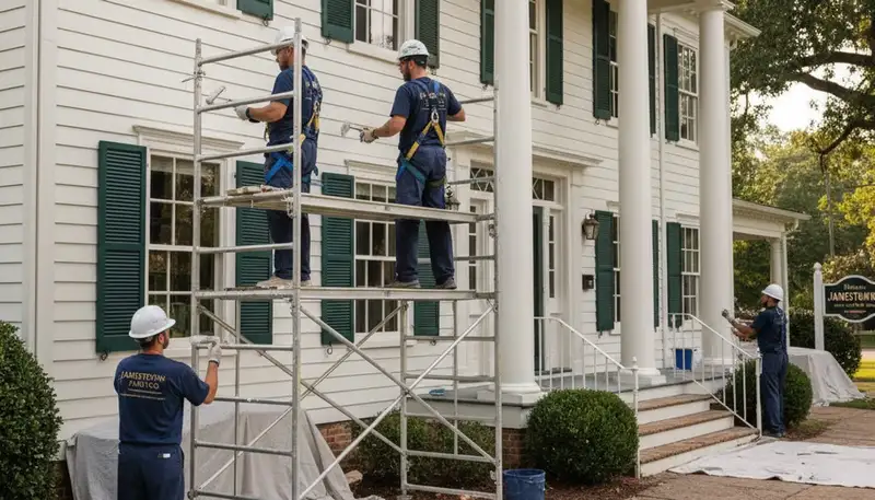 Professional painters in Greensboro, NC providing residential and commercial painting services
