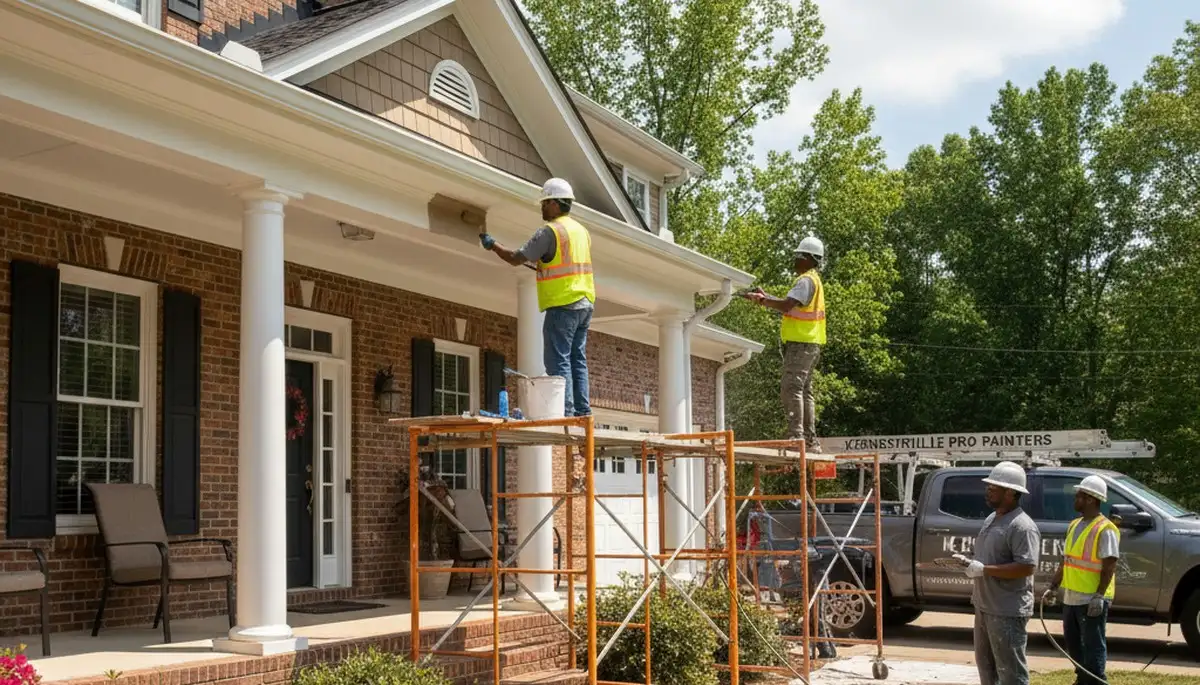 Professional painters in Greensboro, NC delivering interior and exterior painting services