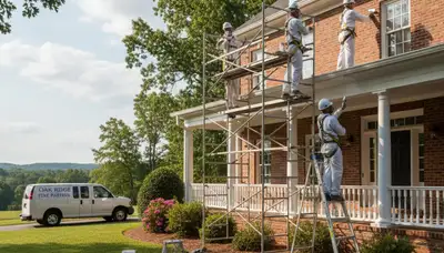 Professional painters in Greensboro, NC providing interior and exterior painting services