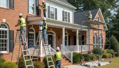 Professional painters in Greensboro, NC providing residential and commercial painting services