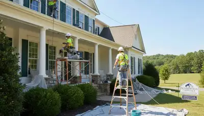 Painting crew providing professional interior and exterior painting services in Greensboro, NC
