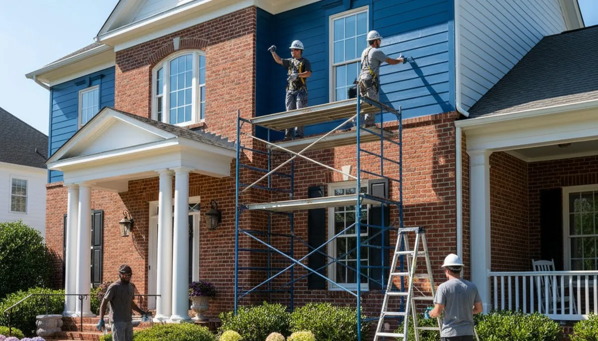 Professional painting contractor serving Greensboro, NC for interior and exterior home painting