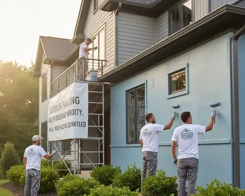 Exterior painting services in Greensboro, NC designed to resist humidity and protect homes